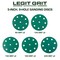 Legit Grit 5 inch Sand paper Disc, 9-Hole, Mixed Grit - Sample, GRITS: 80/120/150/180/220 2 of each, 10PK LG5-9SAMP1-10 - alternate 1